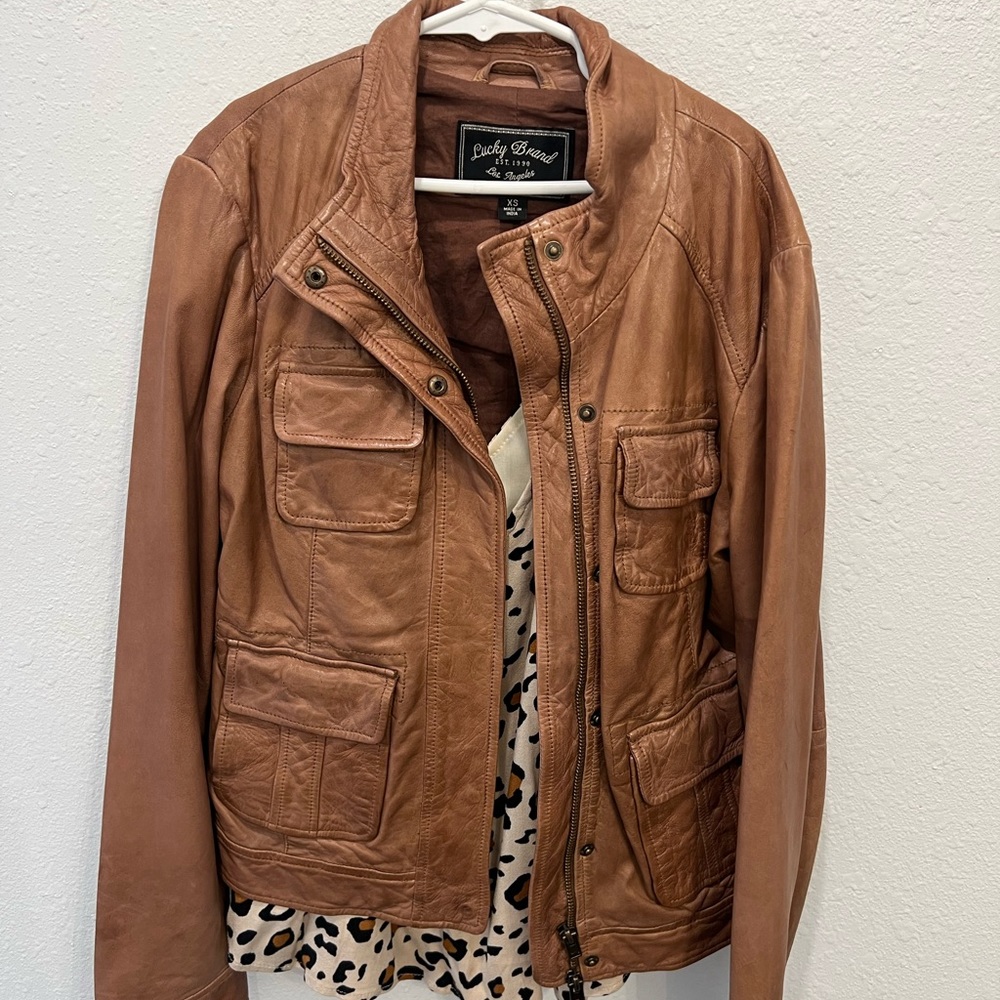 Lucky Brand leather jacket